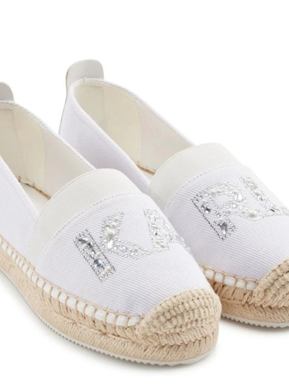 Size 10 - 🆕️ KARL LAGERFELD PARIS Manika Espadrille Loafer - Picture 5 of 12